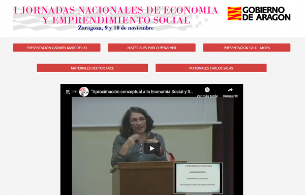 I Jornadas Nacionales de Economía y Emprendimiento Social.